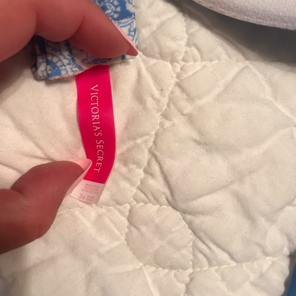 Gorgeous Blue & White Push Up Bikini - Picture 5 of 5